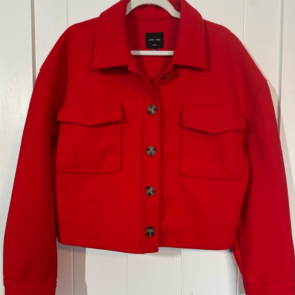 Love Tree Women's Red Jacket